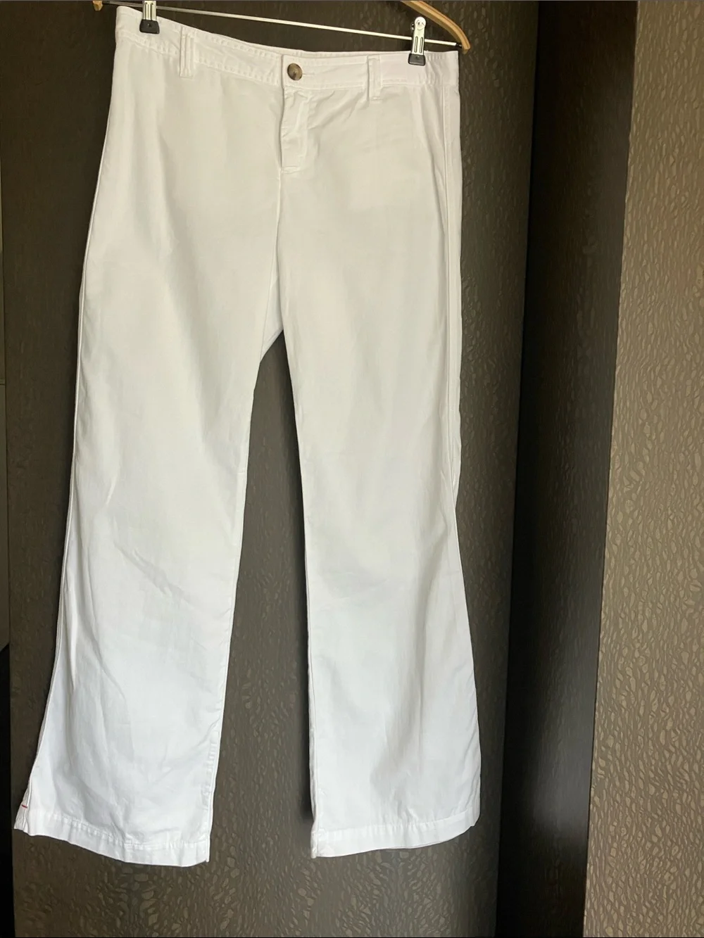XiRENA Emmanuelle Pant- Blanc/White Lightweight Cotton Fit & Flare Cut Size 30